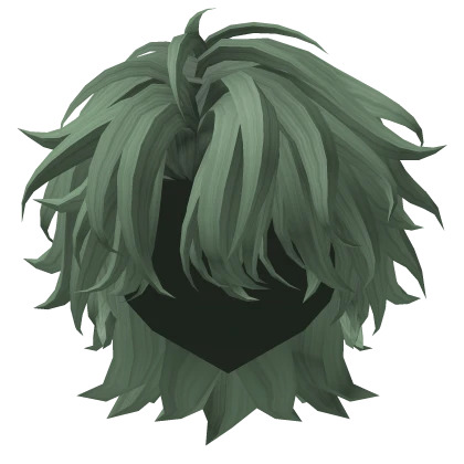 Beautiful Green Wolfcut