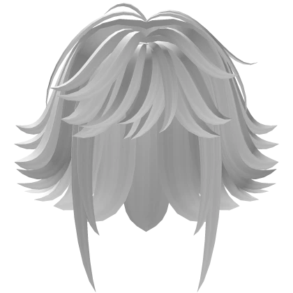 Short Anime Shizuku Layered Hair (White)
