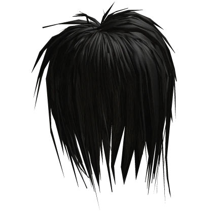 Messy Choppy Bangs (Black)