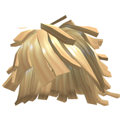 Blonde Messy Bacon Hair