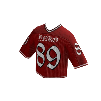Football Jersey Vintage Streetwear Red