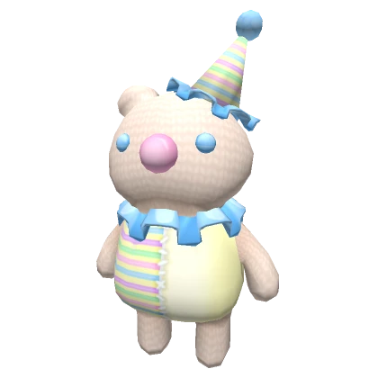 Pastel Clown Bear Doll