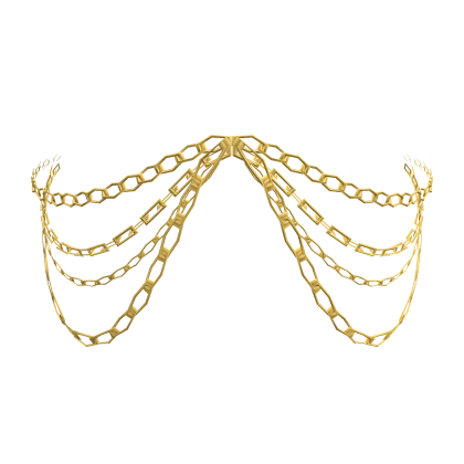Face chains in gold
