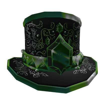 Toxic Greenish Crystal Hat