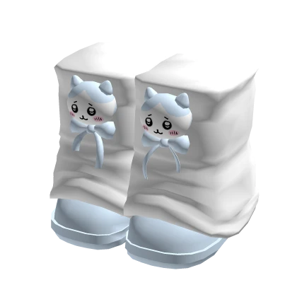 ノ꒰ (FREE UGC) Fluffy Boots hachiware