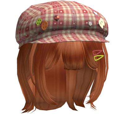 ♡ Short Ginger Hair & Mori Kei Igari Plaid Beret