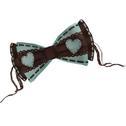 qt harajuku sweet egl big mint choco ruffle bow