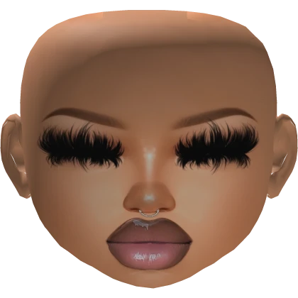 PIERCING BADDIE LASHES MESH MAKEUP GLOSSY LIPS