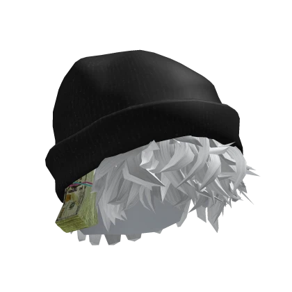 💸 Drip Messy Emo Hair (White)