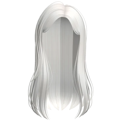 White Straight Long Hair
