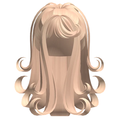 Swirly Playful Ponytail (Blonde)
