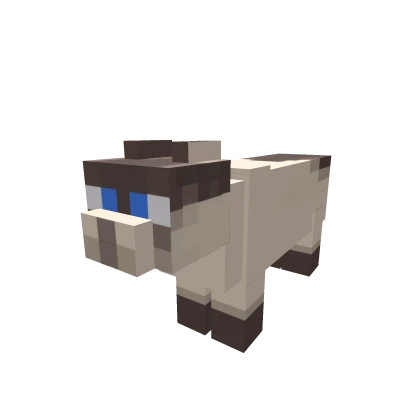 Blocky Cat Buddy Follower