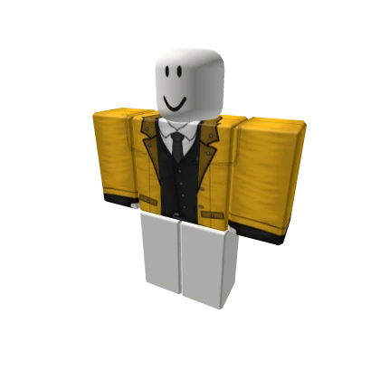 Yellow Suit w/ Vest and Gloves +