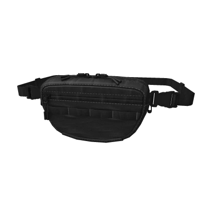 Black Tactical Modular Fanny Pack