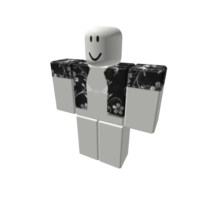 嘿 | black and white hawaiian top