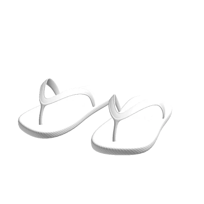 White Summer Slippers