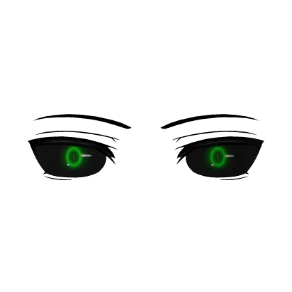 Rogue Devil Eyes Green (3D Face Accessory)