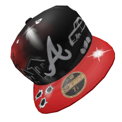 Sideways | Airbrushed ATL “The Bando” Graffiti Cap