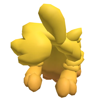 Poofy tuft hair noob yellow