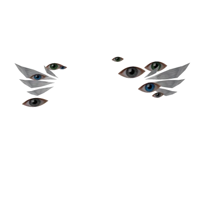 The savior's white angelic weirdcore headpiece