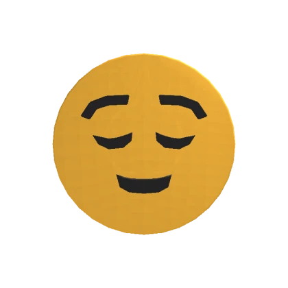 Relieved Emoji Head