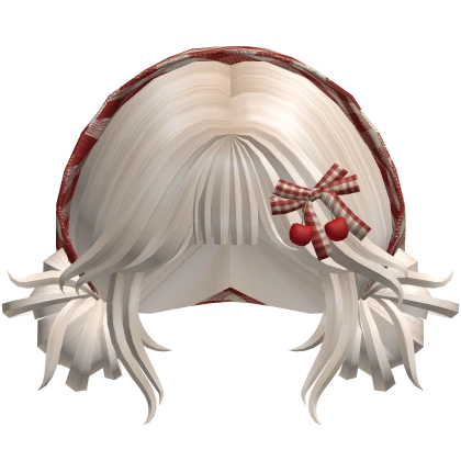 Igari Mori Kei Cherry Bandana Hair (Blonde)