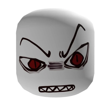 Angry Halloween Vampire Face