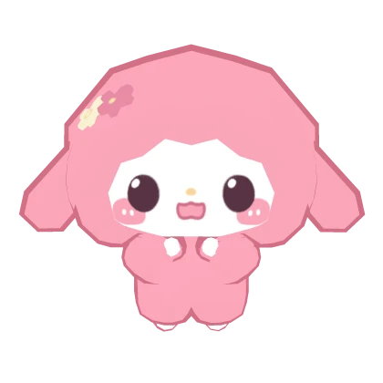 kawaii pastel pink lamb plushie