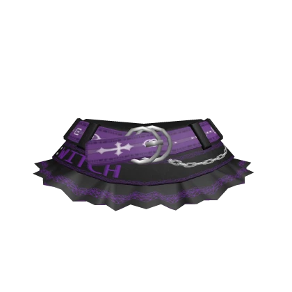 🎃❌Chibi Doll - Belt Purple witch skirt