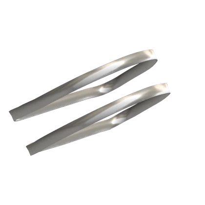 Silver Layered Metal Arm Band Cuff [3.0]