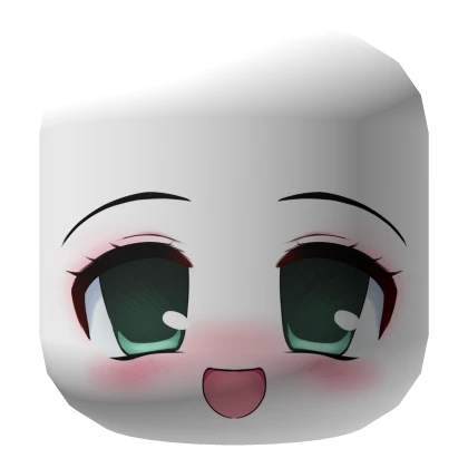 Dokuro chan moe anime 2000's face green eyes 