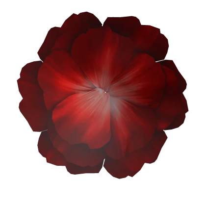 Red Realistic Flower Headband/Clip