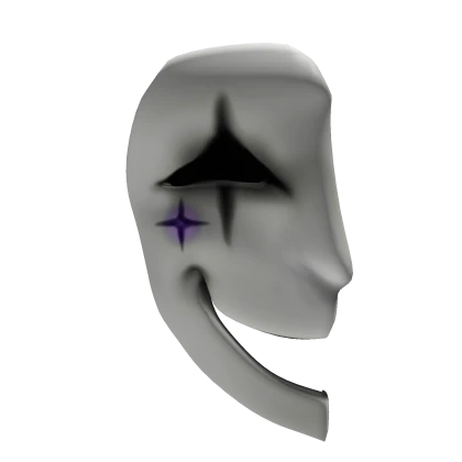 Noli Jester Half Mask (White) R