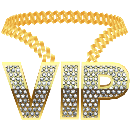 gold VIP chain necklace