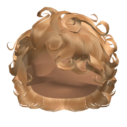 ☆ | Blonde Curly Bixie Cut