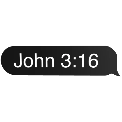John 3:16 Jesus Bible Verse