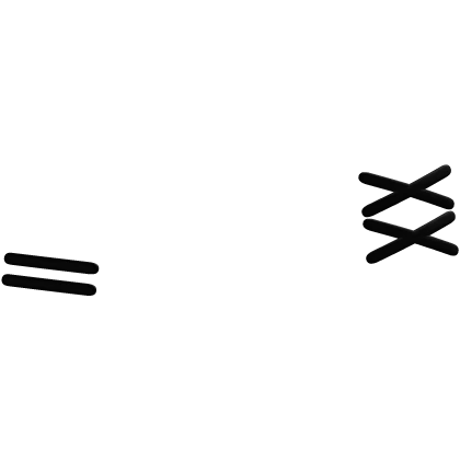 ♡ ꒰ black double crossed line hair clips ꒱