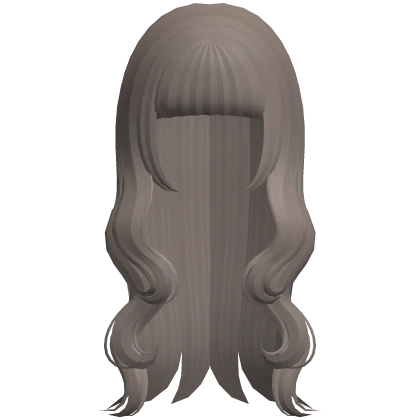 ♡ : ash wavy doll hime cut long hair