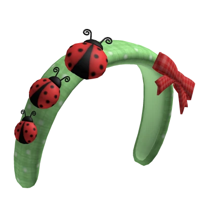 ♡ kawaii ladybug headband & bow