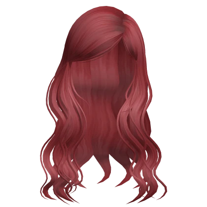 Cute Igari Side Part Wavy Clipped Doll Hair Red