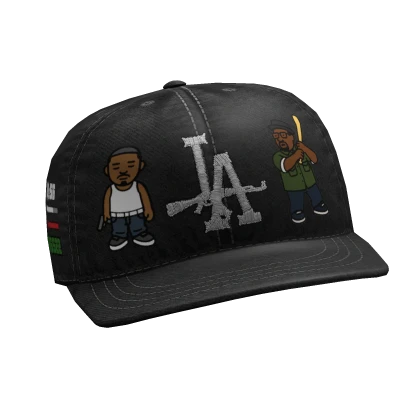 Black LA Grove Fitted Cap | Styled