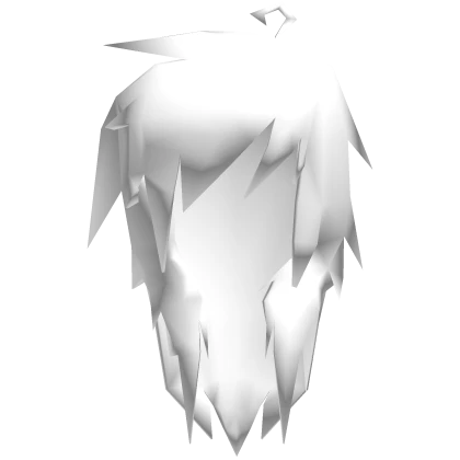 Low Poly Scene Hair (white)