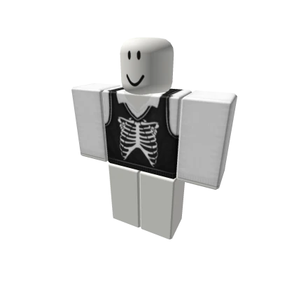 skeleton sweater vest