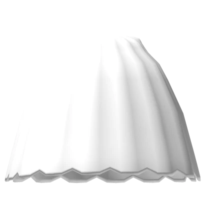 Transparent White Long Ball Gown Skirt (3.0)