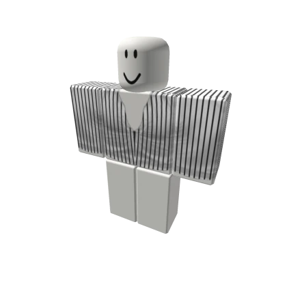 ⚫💖white suit in lines - Abs man