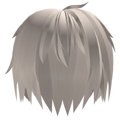 emo anime protagonist boy hair messy blonde