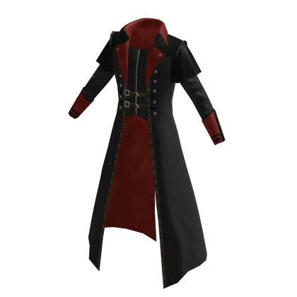 Black Shadow hunter trench coat layered