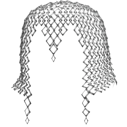 Stainless Steel Chainmail Silver Coif