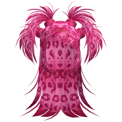 Spiky Emo Messy Grunge Rock Drag Leopard Hair