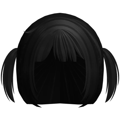 anime baby pigtails black